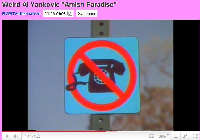 Amish Paradise, un clip de Weird Al Yankovic